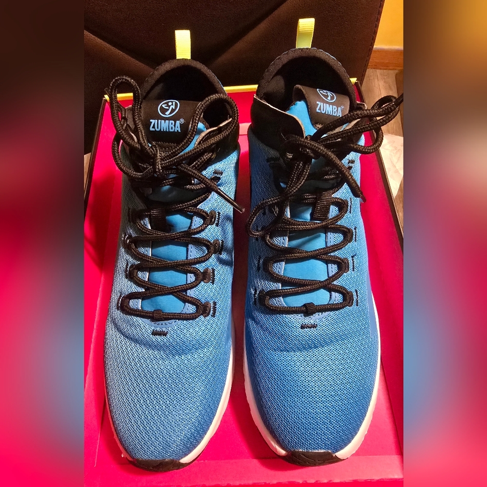 Zumba Fitness Men's Blue Athletic Trainers